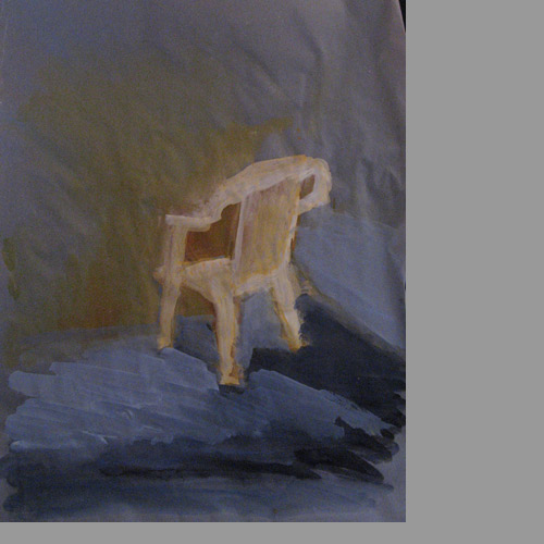 chair drawing by Babette Rittenberg